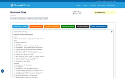 Structured Prompt