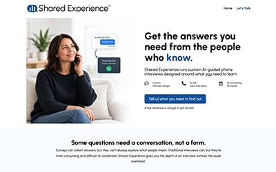 Shared Experience AI Knowledge Capture Platform
